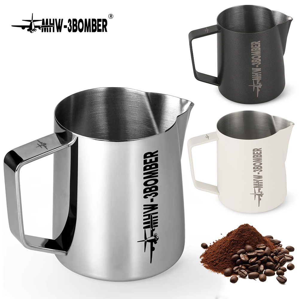 Milk Steaming Pitcher - MHW 3BOMBER 400/700ml Milk Frothing Pitcher