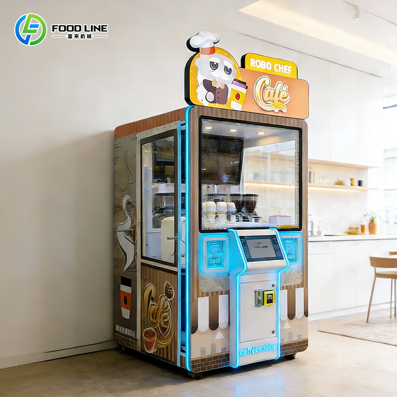 Coffee Equipment Service - Automatic Coffee Robot For Fitness Center