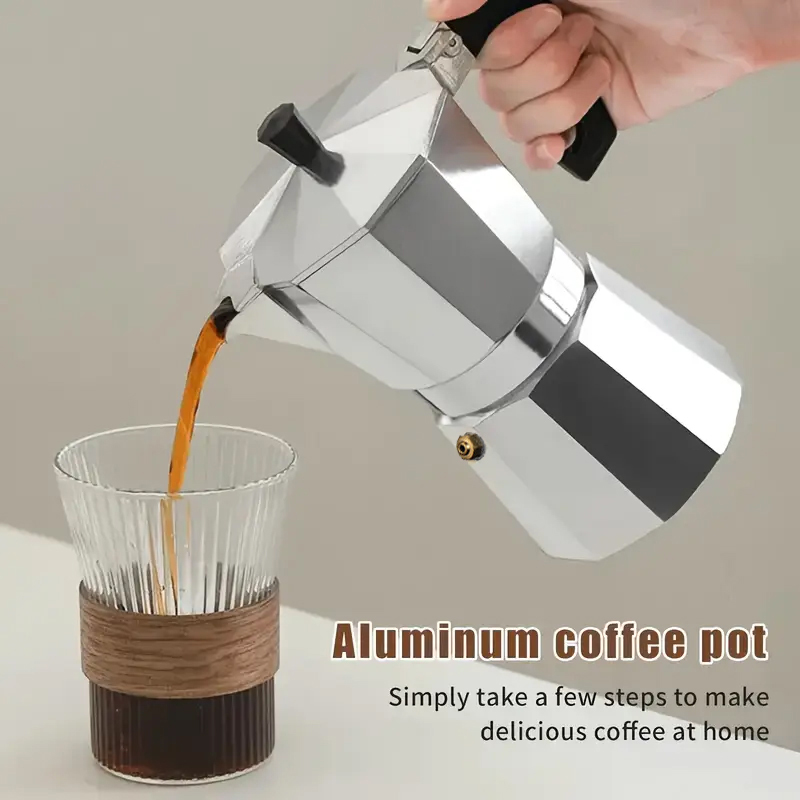 Coffee Equipment Wholesale - Classic Aluminum Moka Pot 50-300ML Household