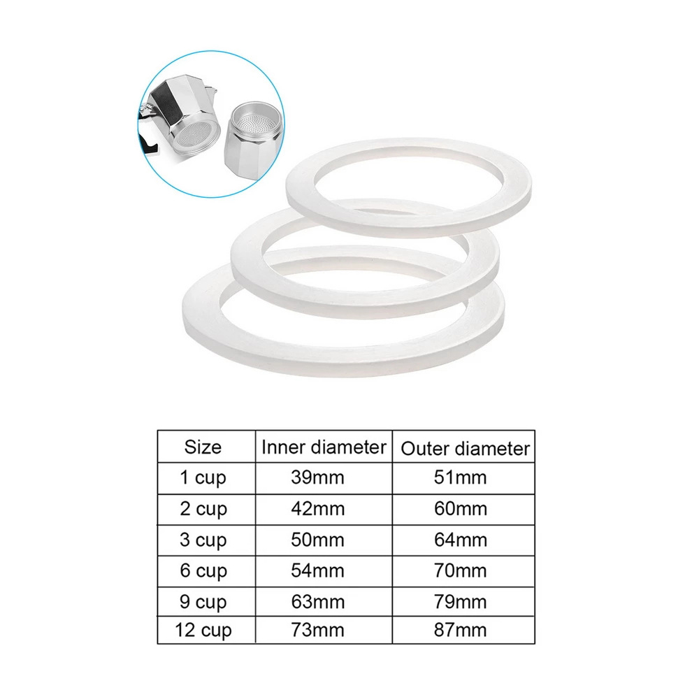 Coffee Equipment Wholesale - 1pc Coffee Rubber Ring Bialetti Gasket