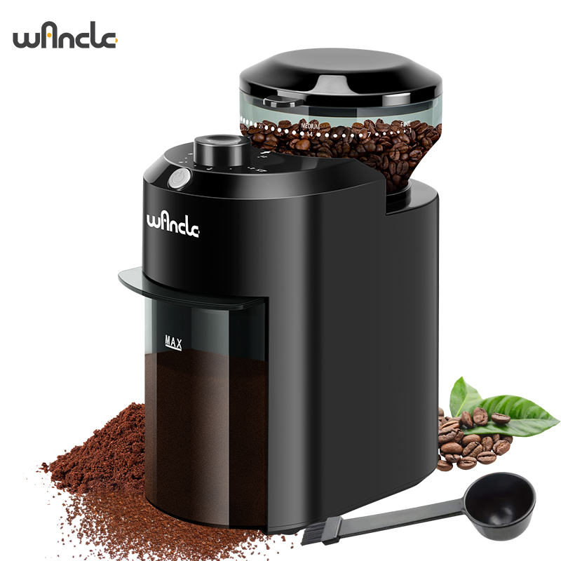 Coffee Grinder Burr Flat - Wancle Automatic Burr Mill Coffee Grinder