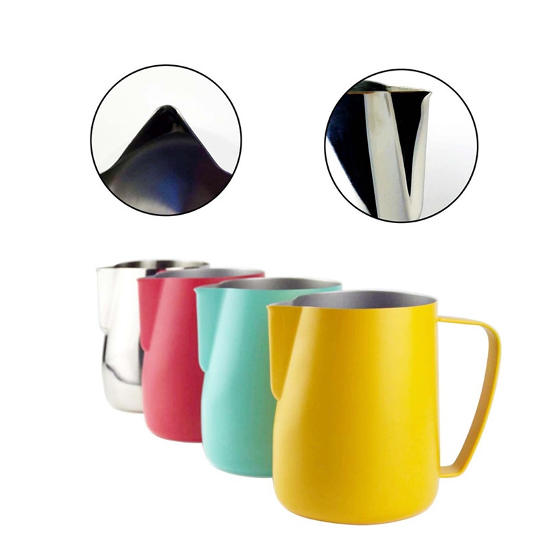 Stainless Steel Latte Coffee M - Milk Steaming Pitcher 评论和价格