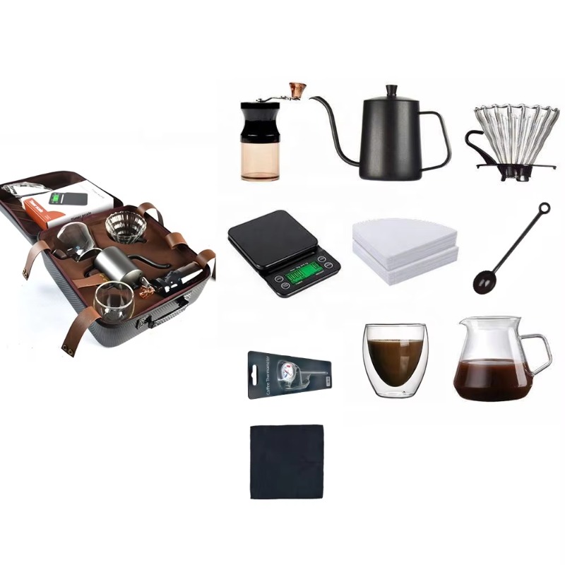 2026In Stock 10 12 Piece Hand- - Coffee Equipment Gift Set 评论和价格