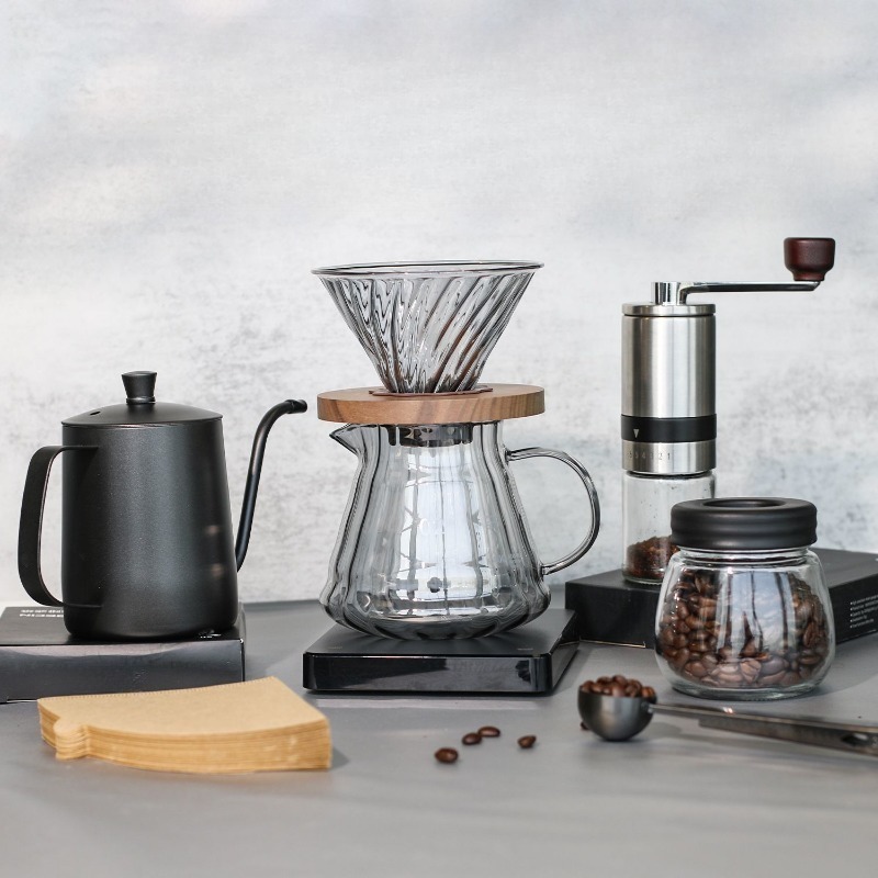 Hand brewed coffee pot set gif - Coffee Equipment Gift Set 评论和价格