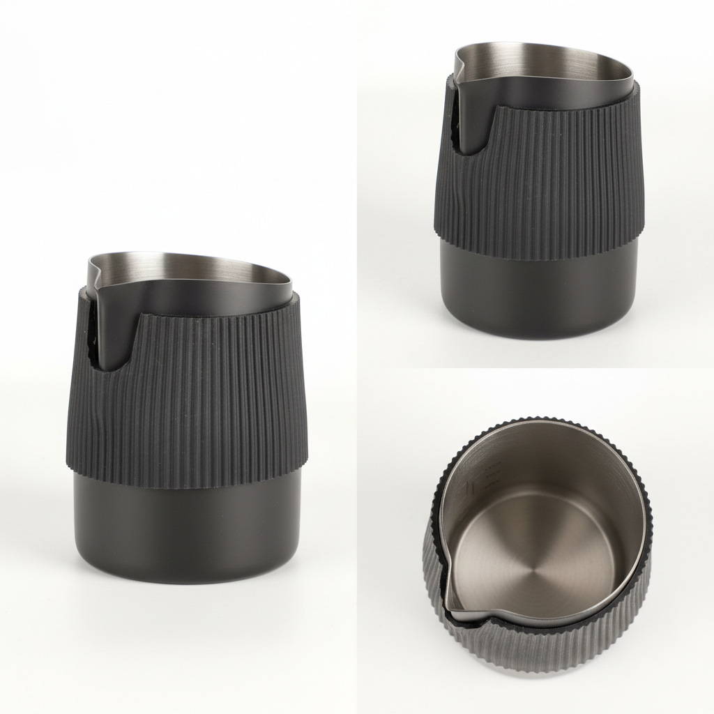 Magpie Handleless Milk Frothin - Milk Steaming Pitcher 评论和价格
