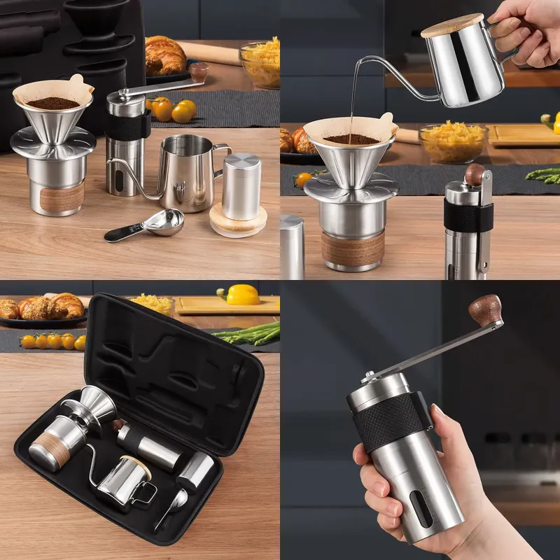 Hand Brewed Coffee Set Outdoor - Coffee Equipment Gift Set 评论和价格