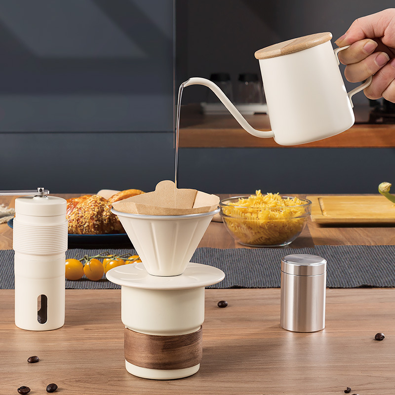Hand brewed coffee pot set, po - Coffee Equipment Gift Set 评论和价格