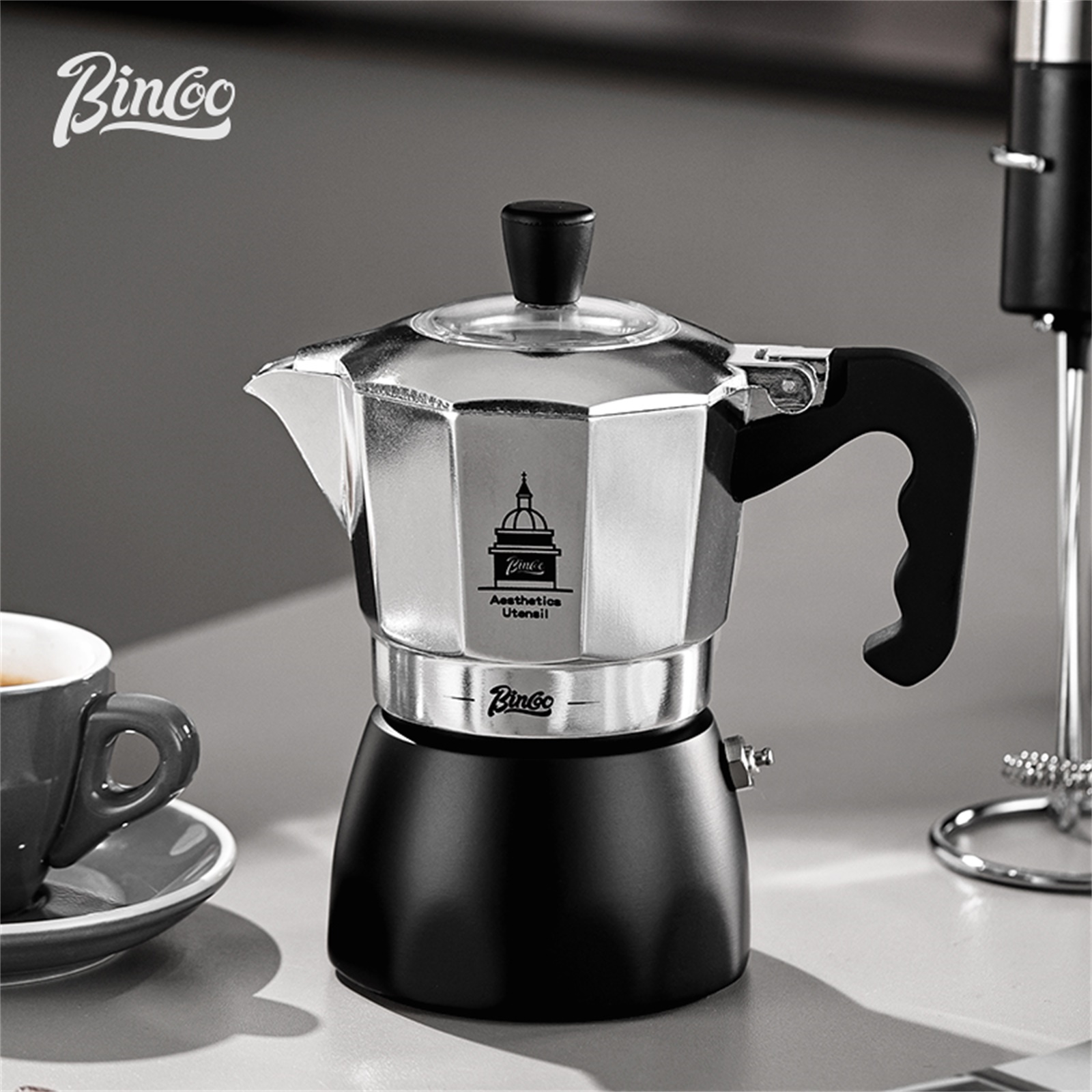 BINCOO Double Valve Moka Pot，E - Coffee Equipment Wholesale 评论和价格