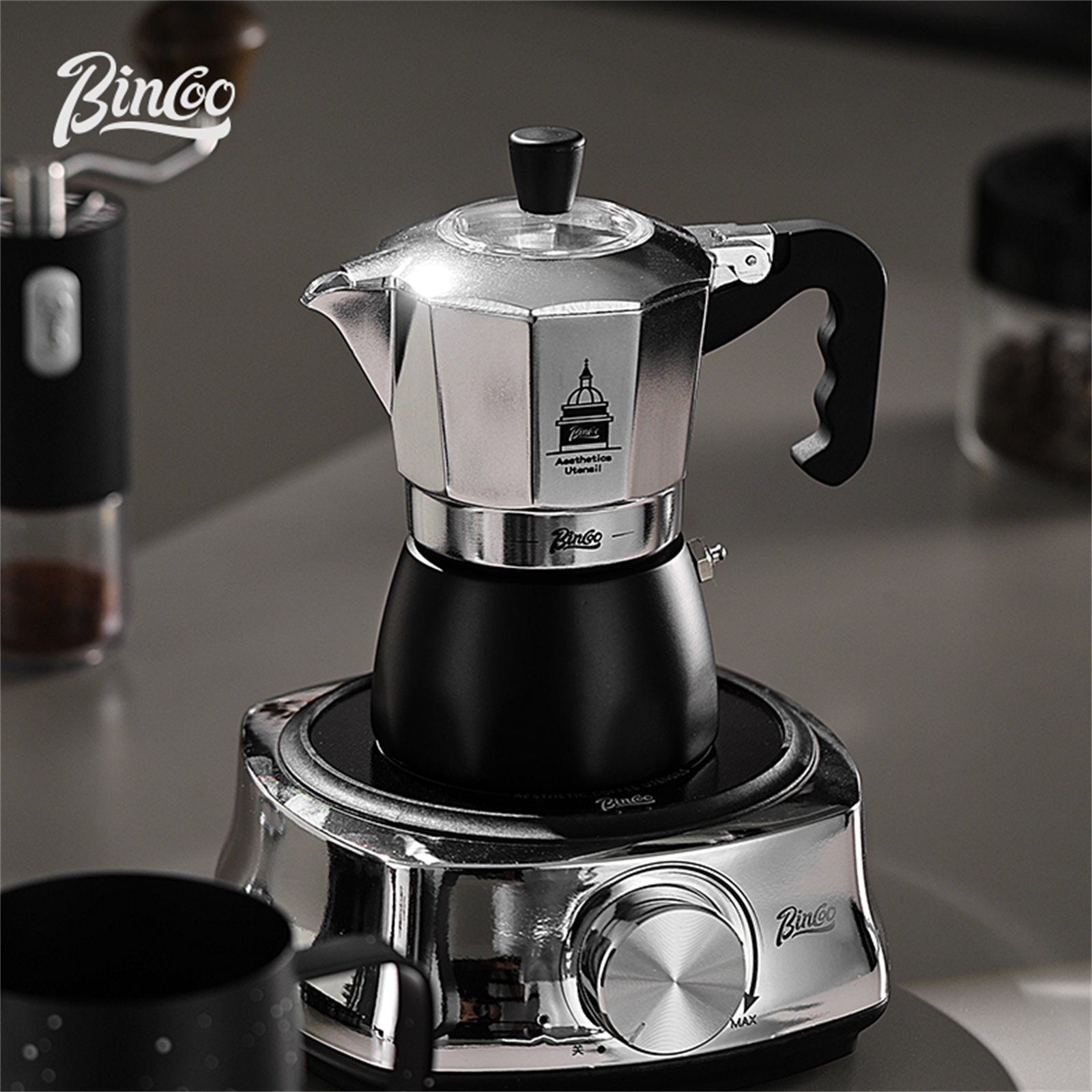 BINCOO Double Valve Moka Pot，E - Coffee Equipment Wholesale 评论和价格