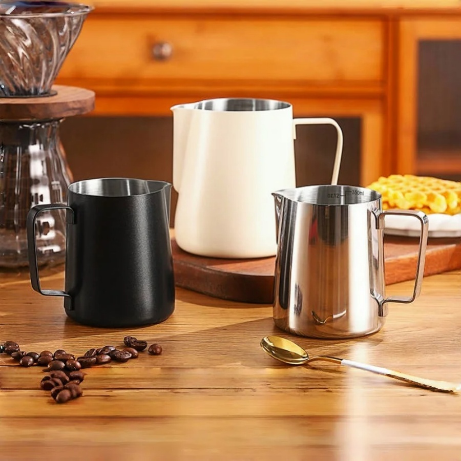 Coffee Milk Frothing Pitcher J - Milk Steaming Pitcher 评论和价格