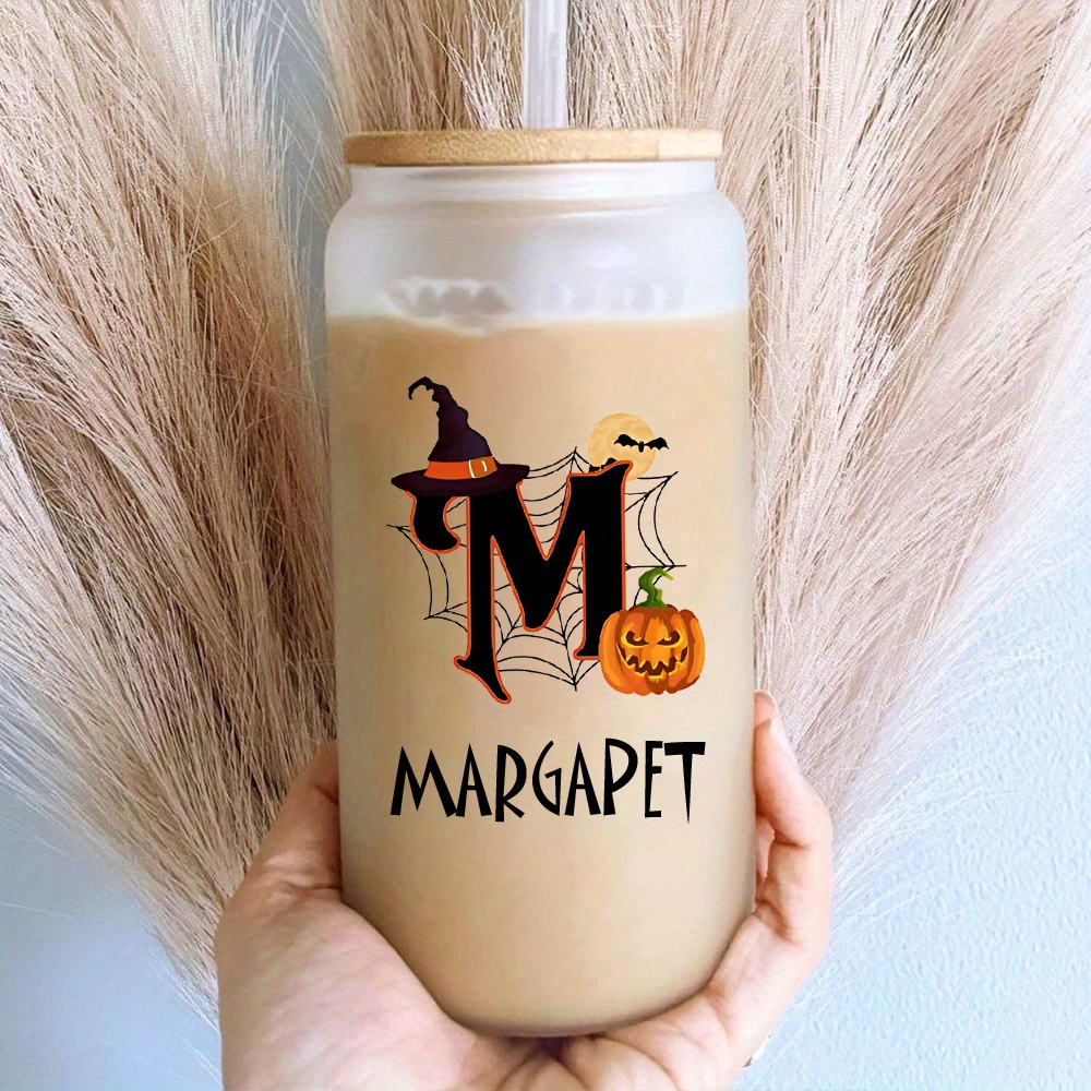 Custom Halloween Name Glass Ca - Coffee Equipment Names 评论和价格