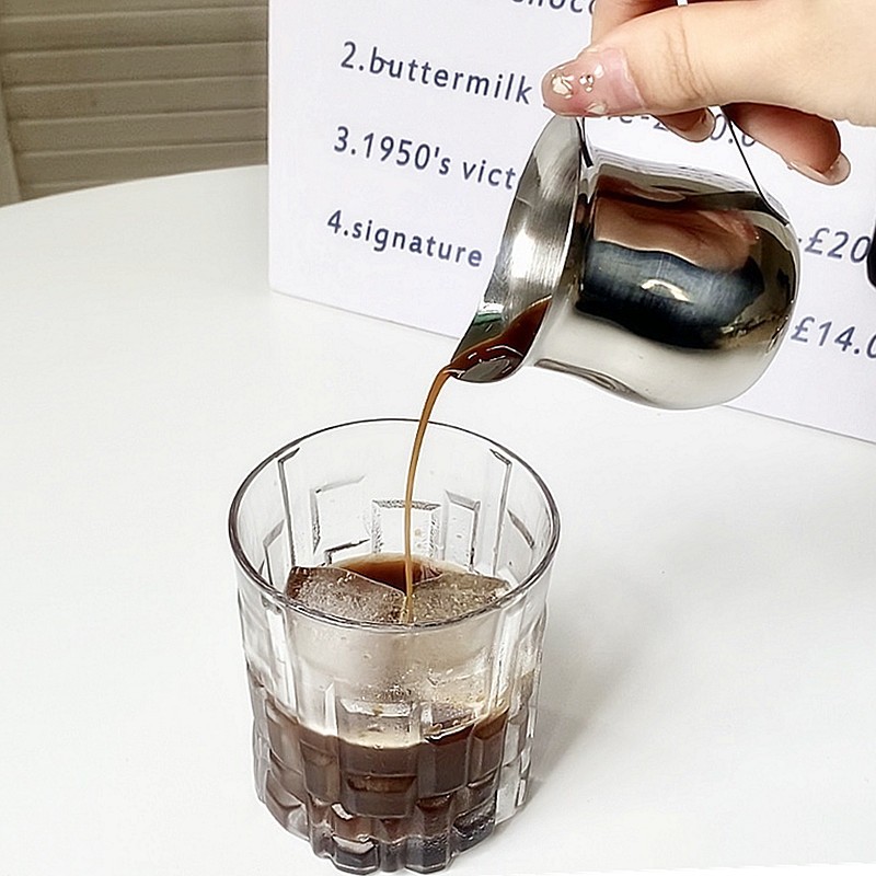 2/3/5/7oz Coffee Milk Frothing - Milk Steaming Pitcher 评论和价格