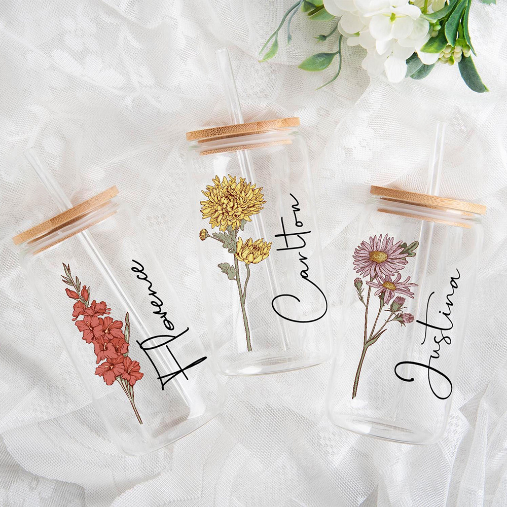 Custom Birth Flower Carnation  - Coffee Equipment Names 评论和价格