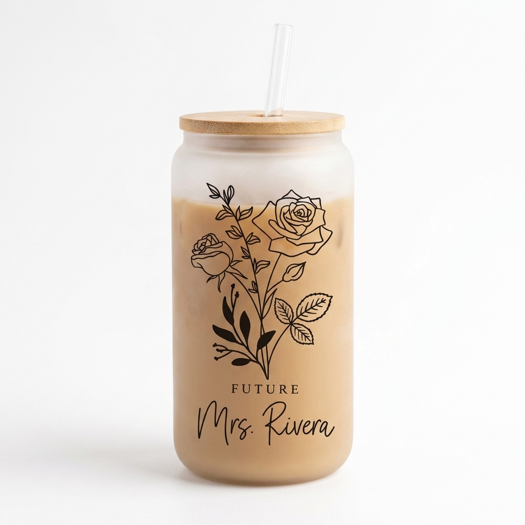 Personalized Name Glass Cup, C - Coffee Equipment Names 评论和价格