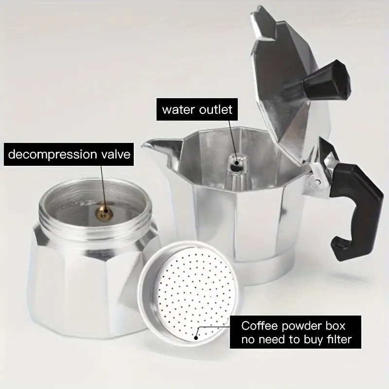 Classic Aluminum Moka Pot 50-3 - Coffee Equipment Wholesale 评论和价格