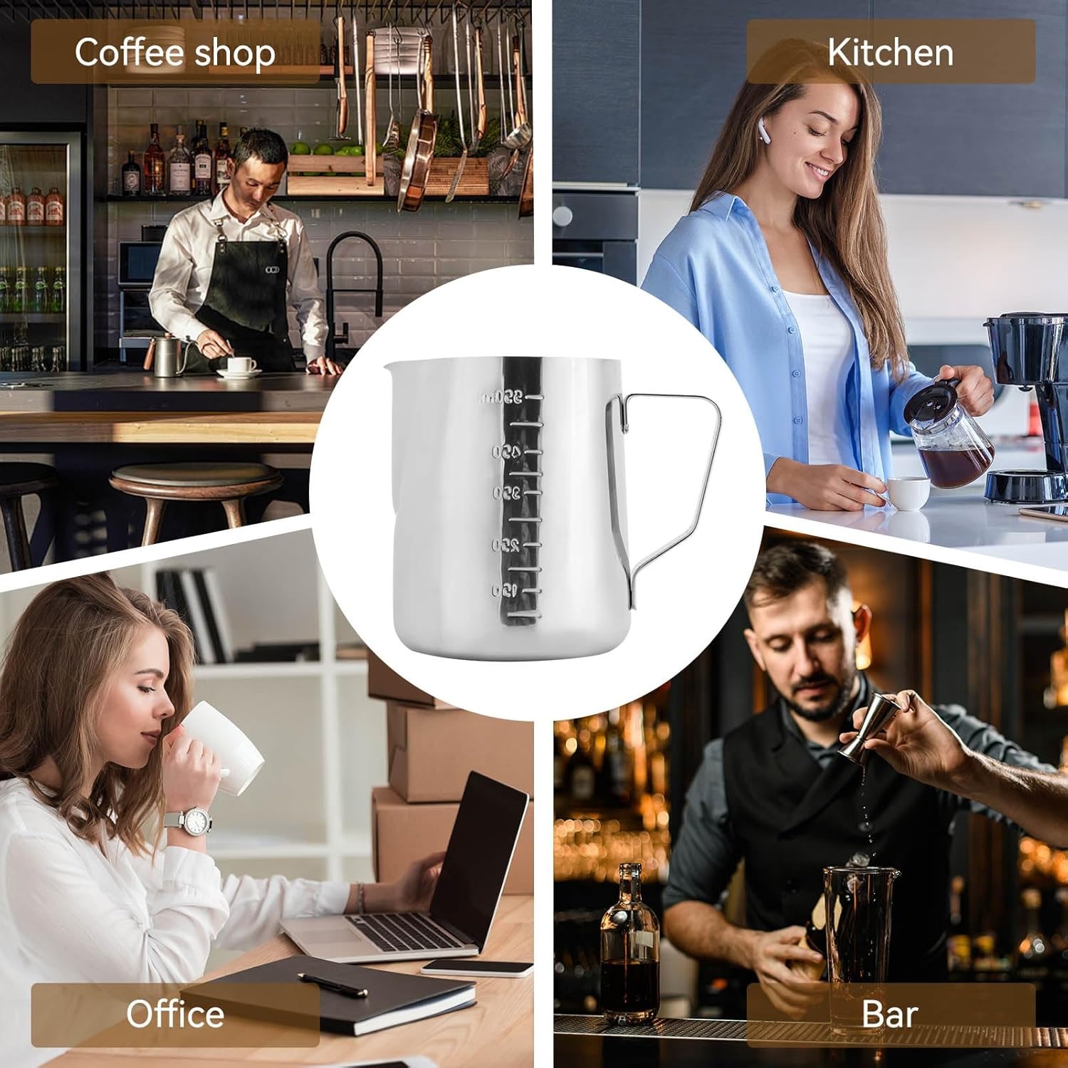 Milk Frothing Pitcher Espresso - Milk Steaming Pitcher 评论和价格