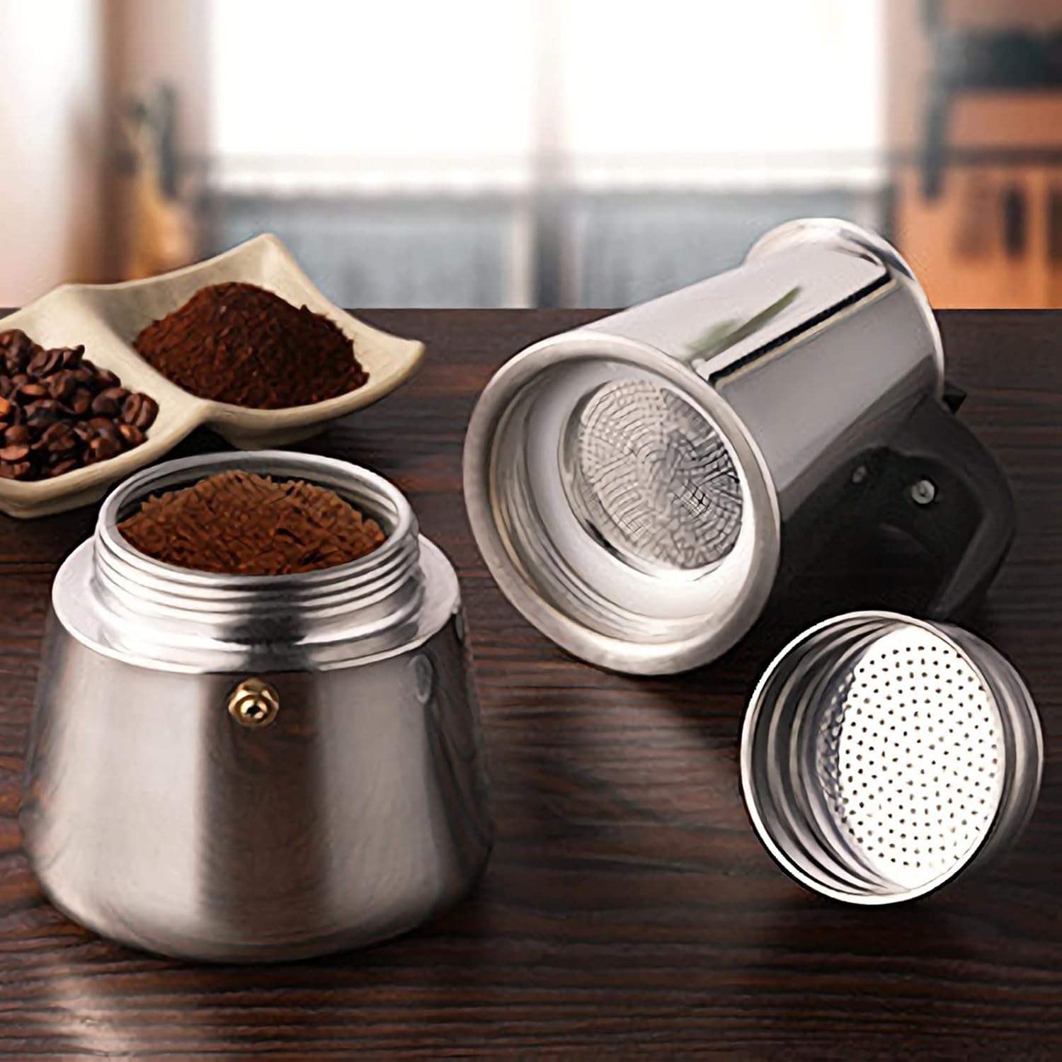 4/6/9 Cups Moka Pot Caffe Mach - Coffee Equipment Wholesale 评论和价格