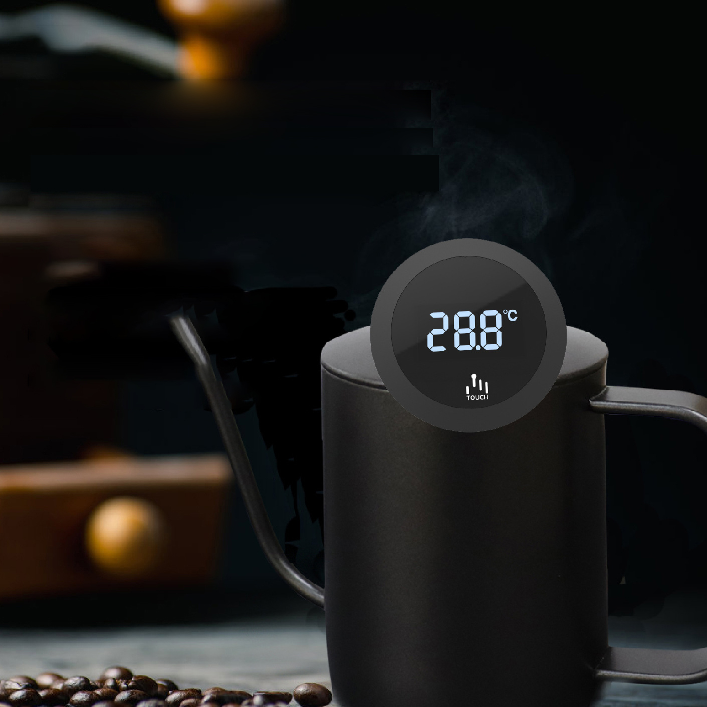 0 to100℃ Touch screen Dial The - Milk Steaming Pitcher 评论和价格