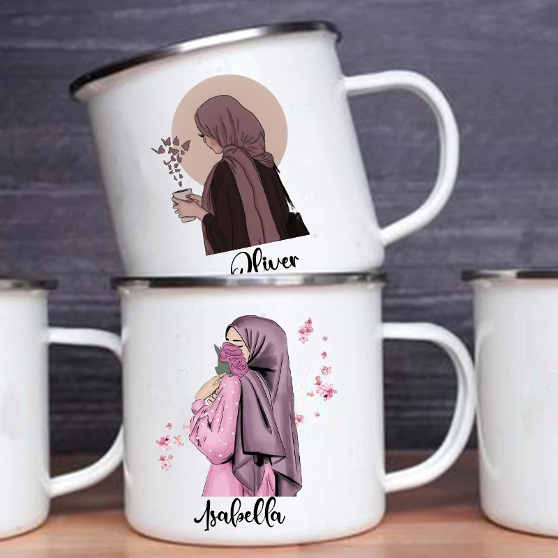 Personalised Hijabi Girl Print - Coffee Equipment Names 评论和价格