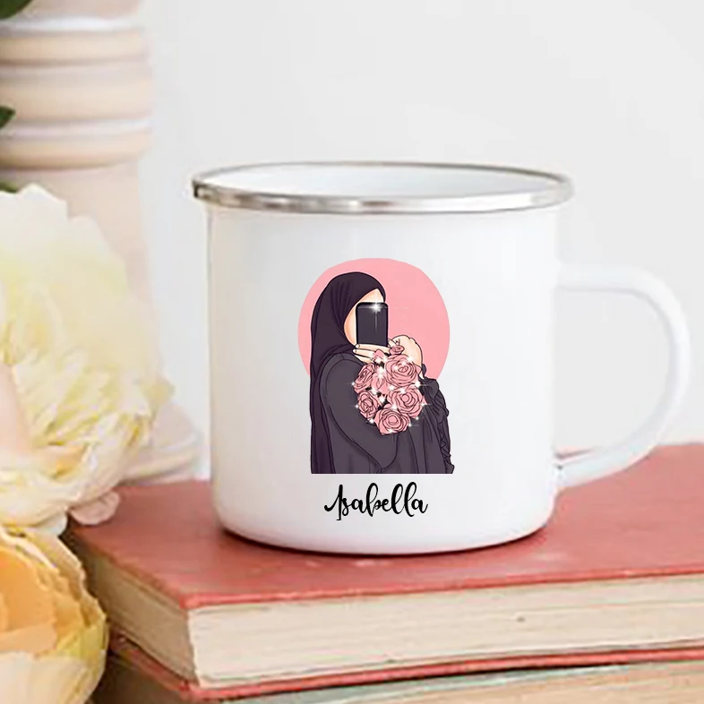 Personalised Hijabi Girl Print - Coffee Equipment Names 评论和价格