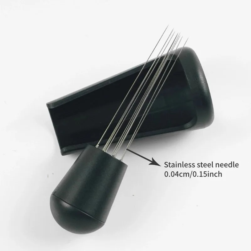 Wood Handle Needle Coffee Dist - Coffee Distribution Tool 评论和价格