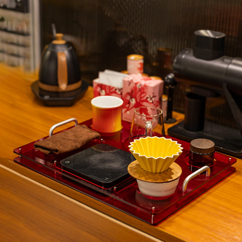 Acrylic coffee tray, used to s - Coffee Equipment For Cafe 评论和价格