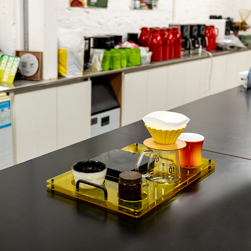Acrylic coffee tray, used to s - Coffee Equipment For Cafe 评论和价格