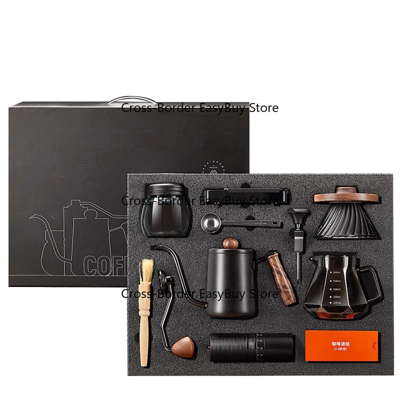 Hand Drip Co-ffee Set, Hand Dr - Coffee Equipment Gift Set 评论和价格