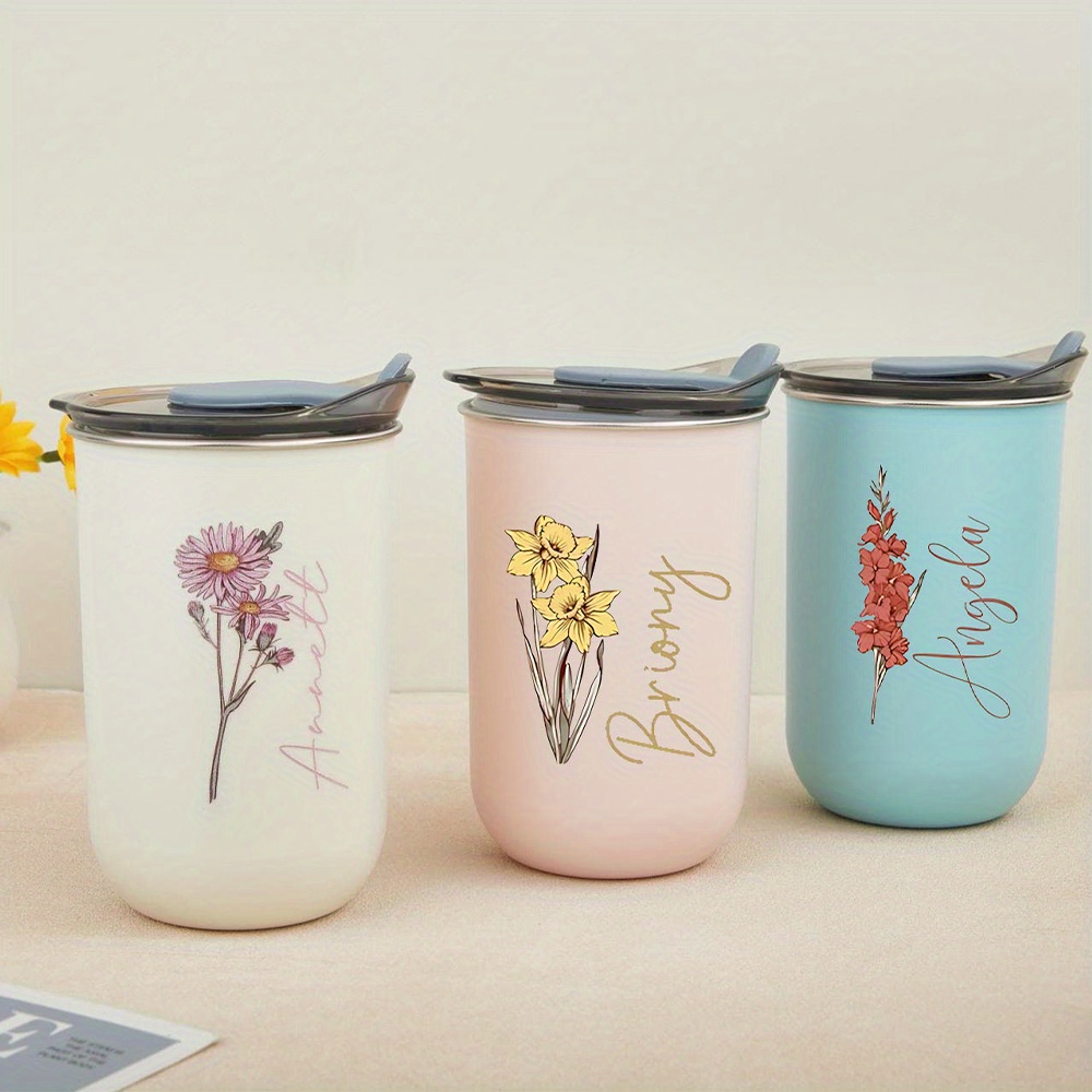 Custom Birth Flower Stainless  - Coffee Equipment Names 评论和价格
