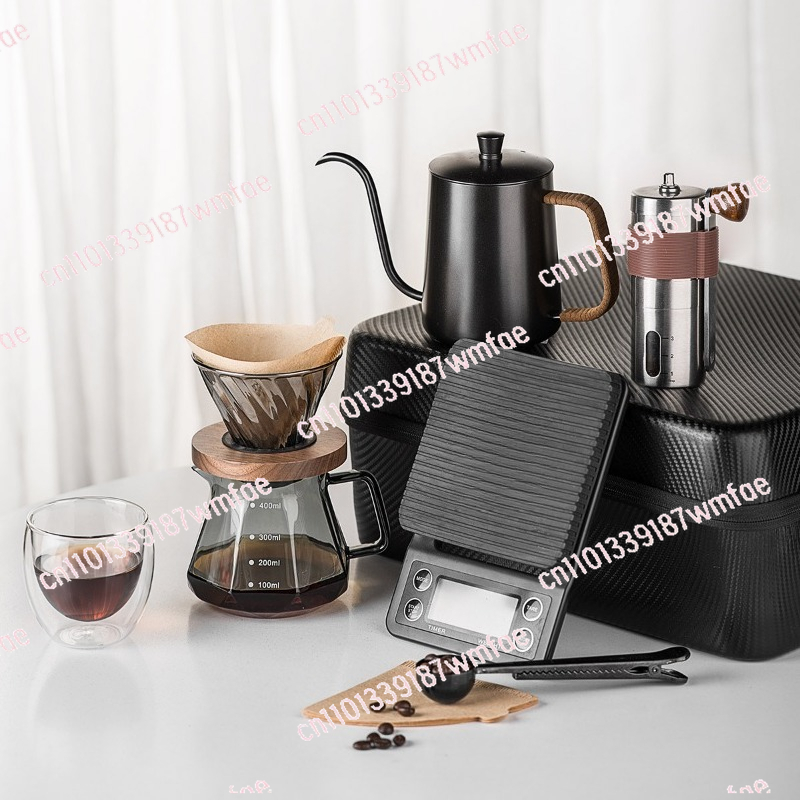 Hand brewed coffee set, outdoo - Coffee Equipment Gift Set 评论和价格