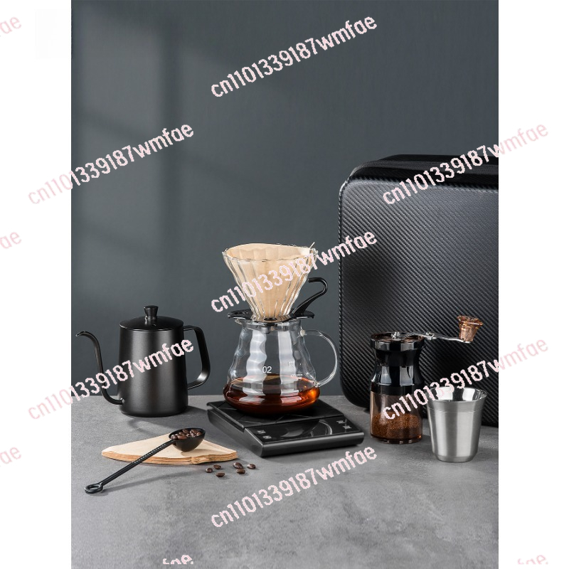 Hand brewed coffee set, outdoo - Coffee Equipment Gift Set 评论和价格